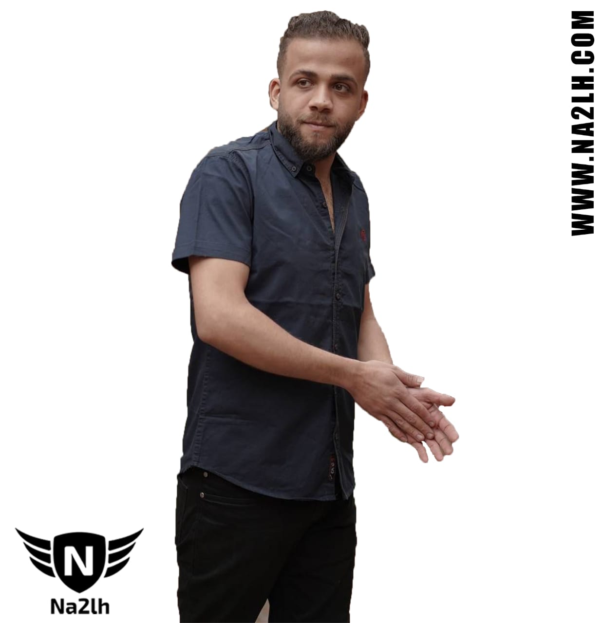 قميص رجالي نص كم